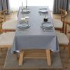 Simple Waterproof Oil Proof Heat-resistant Easy Wipe Clean Rectangular Round Table Cover Kitchen Dining Living Room PVC Tablecloth