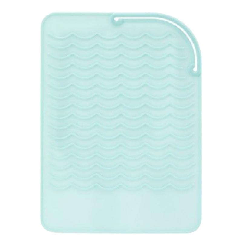 Multifunctional Silicone Heat Resistant Pad Insulation Mat For Hair Straightener Heat Curling Stick Curler Flat Irons