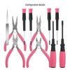 Toolbox Set: Screwdriver & Needle-Nose Pliers for DIY and Jewelry Making