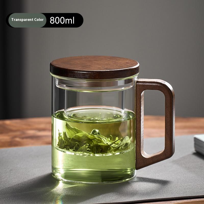 

Gianxi Tea Cup Large Capacity Mountain Viewing Glass Tea Cup Tea Separation Household Specific Tea Cup Tea Cup 800-1000ml