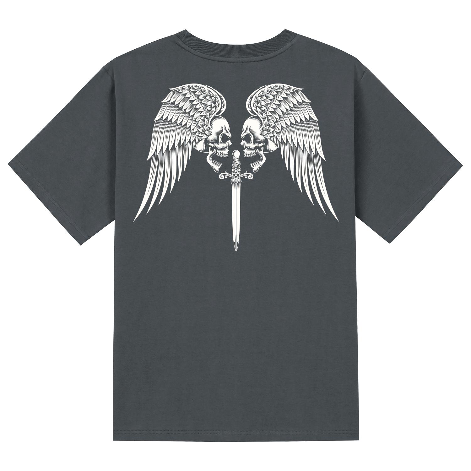 Khan 6312 Ktg0017 Knights Of The Round Table Short Sleeve T-Shirt - Gray Gray/L