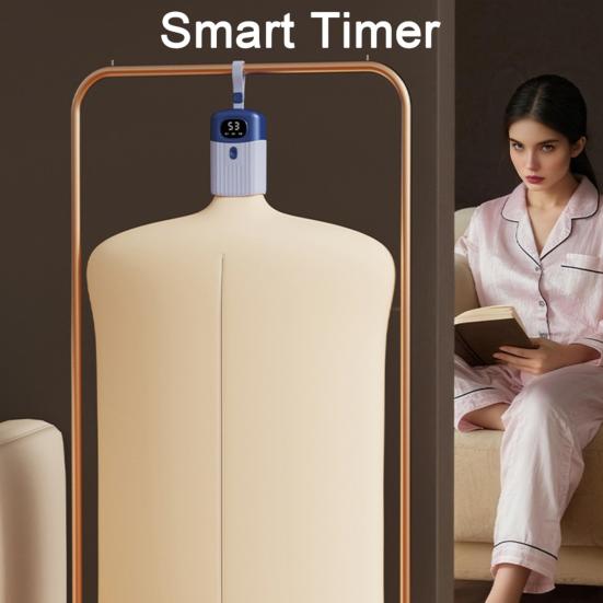 Přenosná sušička prádla Tichá Energeticky úsporná Rychleschnoucí Skládací pračka s chytrým časovačem Nastavitelná teplota Sušička prádla