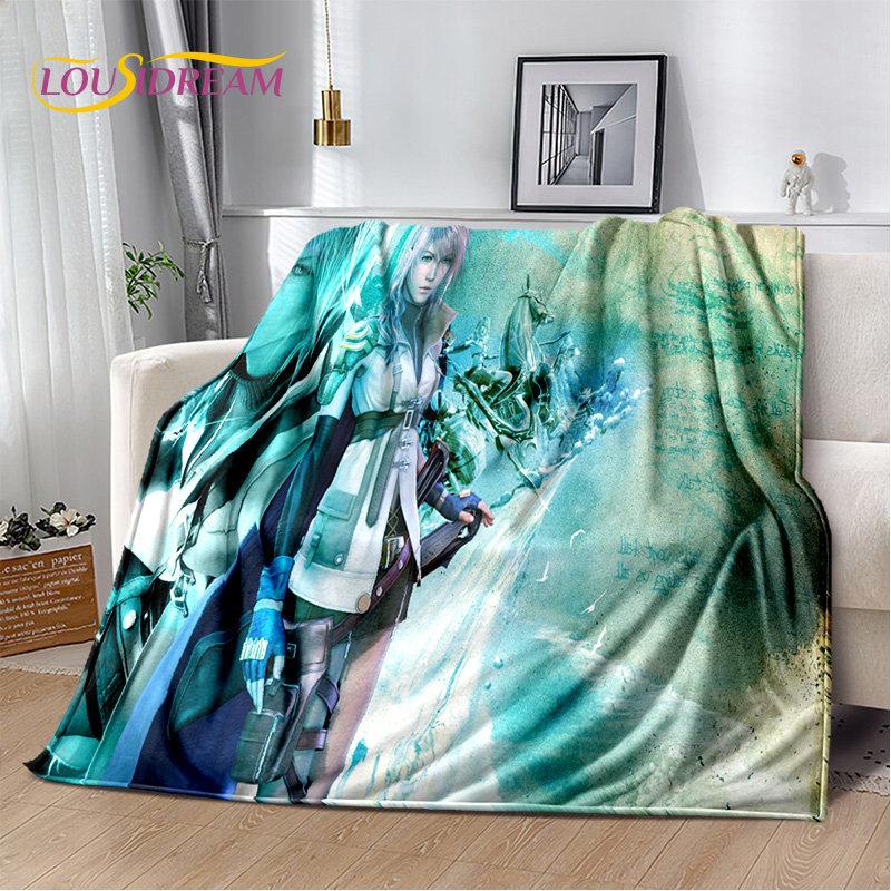 Final Fantasy Series Games Gamer  Soft Plush Blanket,Flannel Blanket Throw Blanket for Living Room Bedroom Bed Sofa Picnic Cover