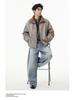 Men's Trendy Thickened Cotton Lapel Jacket for 2025 Fall/Winter - Loose Warm Motorcycle Outerwear