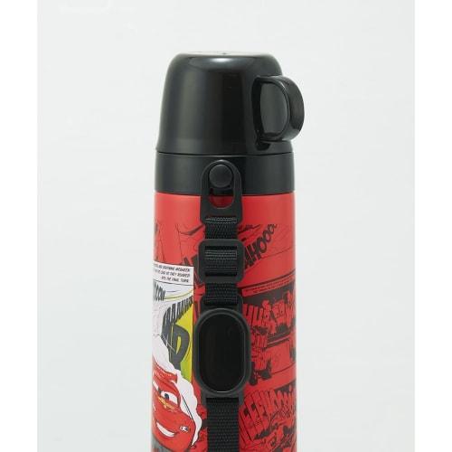 Skater 2WAY Stainless Steel Bottle 600ml with Cup Water Bottle Disney Cars STGC6-A