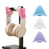 2 Pack Silicone Cat Ears Headphone Decorations Adjustable Headphone Accessories  Girls