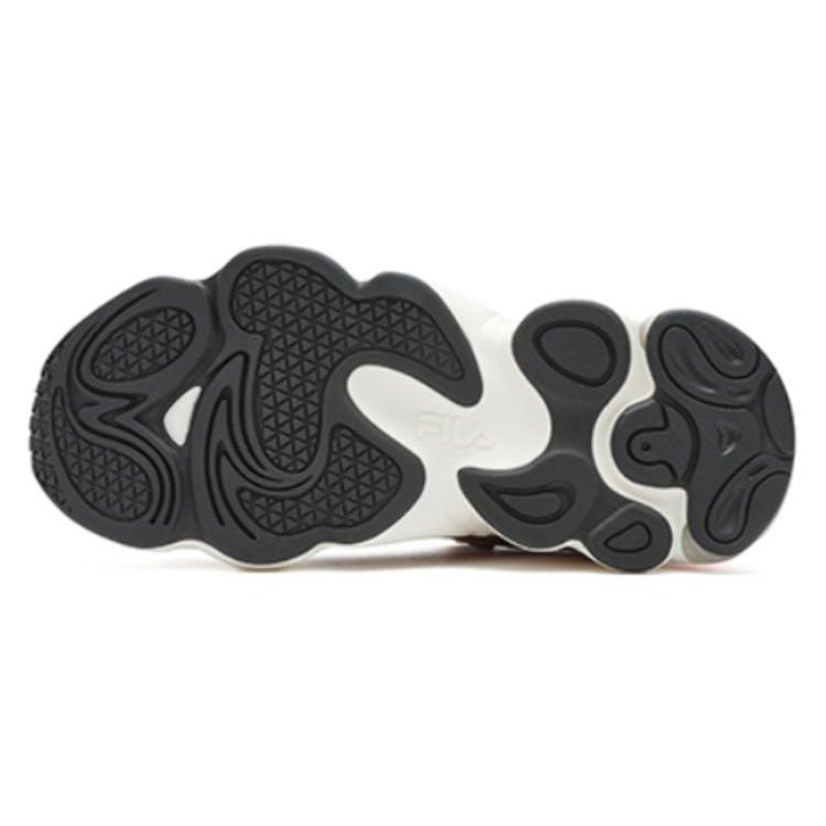 FILA Fusion Tenacity Fabric Synthetic Leather Comfortable Versatile Lightweight Low-Top Dad Shoes Women sneaker Brown White T12W411609FPW