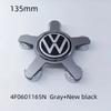 For VW Volkswagen Jetta MK5 Golf 4pcs 135mm Volkswagen Golf Polo Car Wheel Center Caps 5Pins Rim Hub Cover Hubcap Logo Badge Emb