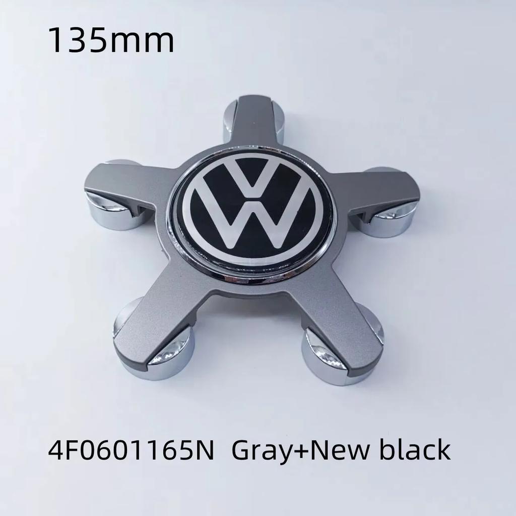 For VW Volkswagen Jetta MK5 Golf 4pcs 135mm Volkswagen Golf Polo Car Wheel Center Caps 5Pins Rim Hub Cover Hubcap Logo Badge Emb