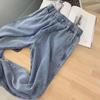 Women's Light Blue High-Waisted Tencel Denim Jeans, Loose Straight Leg, Petite & Plus Sizes, Summer Thin Style