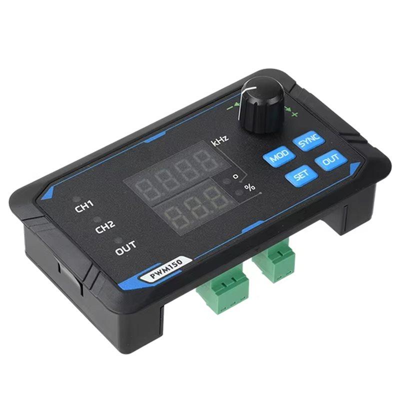 B97A-PWM150 Verstelbare Vierkante Golf Puls Signaal Generator Dubbel Kanaal DC5-24V Servo Motor Driver Frequentie En Duty Cycle Contr