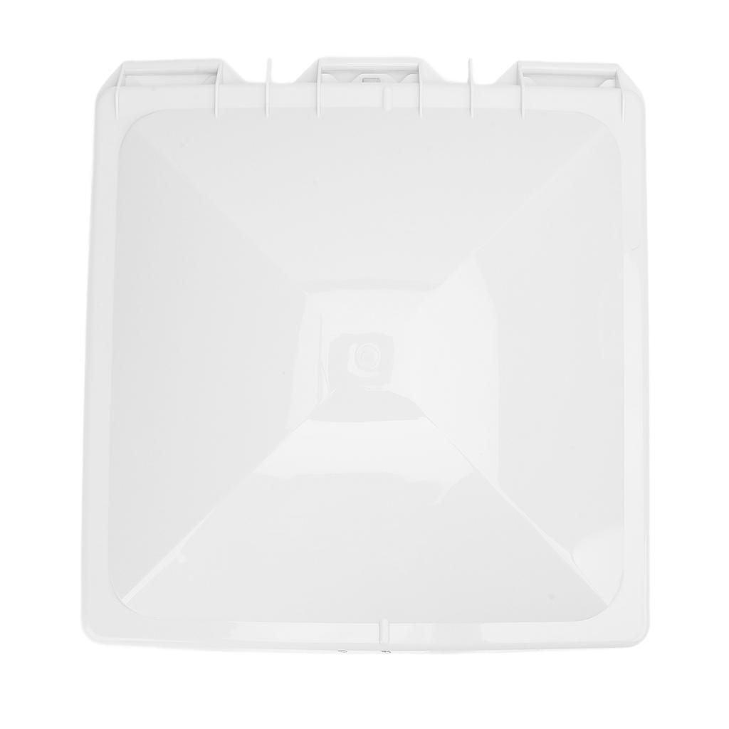 RV Roof Vent Cover 13 X 13in Universal White Vent Lid for Trailer Motorhome Bathroom