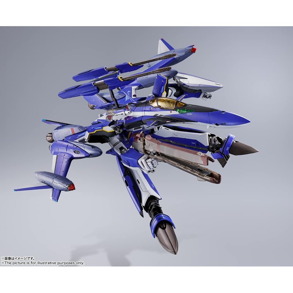 TAMASHII NATIONS DX Chogokin Macross Delta YF-29 Durandal Valkyrie Maximilian Genius Figure 220mm ABS Diecast Painted Action Figure