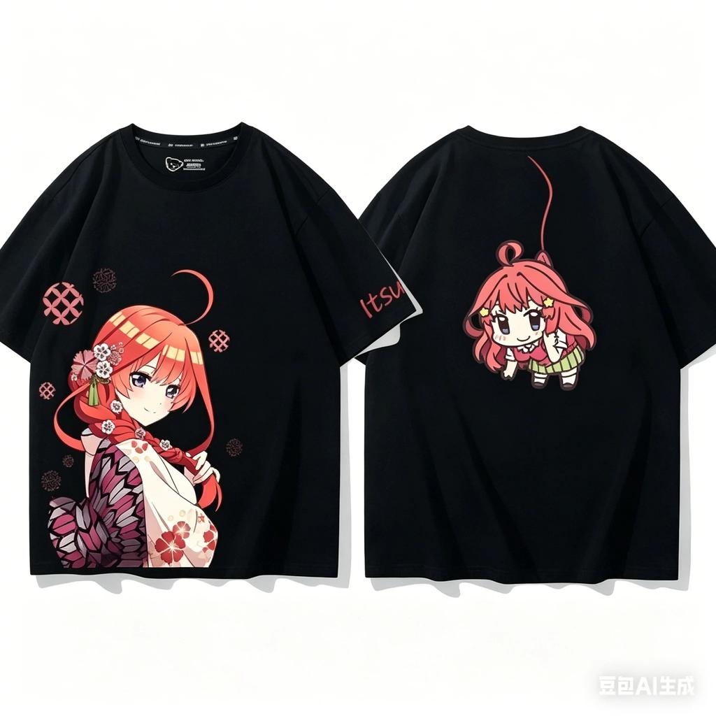 Das Quintessentielle Quintett Anime Liebhaber T-Shirt Ganzjahreskleidung Persönlichkeit Kleidung Übergröße Unisex Neues Modell Streetwear