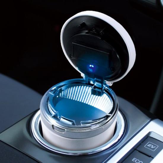 Tsuchiya Yac Car x x 8 cm Ashtray/Tumbler, Ash, White, 18.11 12.19 (PZ-627)