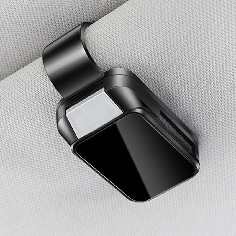 Car Sunglasses Clip Sun Visor Glasses Holder Card Ticket Holder Stable Storage Clips Eyeglasses Hanger Car Interior Accessories
