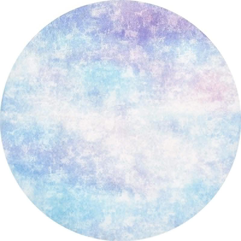 Living Room Carpet Large Round Carpets Non-slip Floor Mat Machine Washable Pink Gradient Rug Bedroom Home Decor Rugs