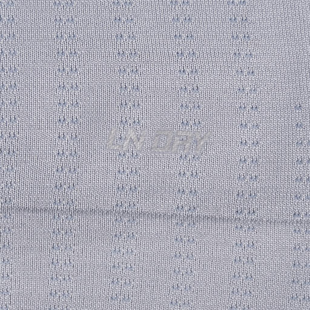 Li-Ning Trendy Versatile Round Neck Short Sleeve T-Shirt Quick Dry Breathable Five-Point Shorts Running Fitness Training Casual Sports Suit AATW013-3