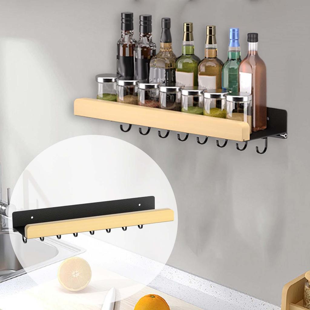 Spice Rack Organizer Wall Mount Seasoning Organizer for Bathroom Craft Room