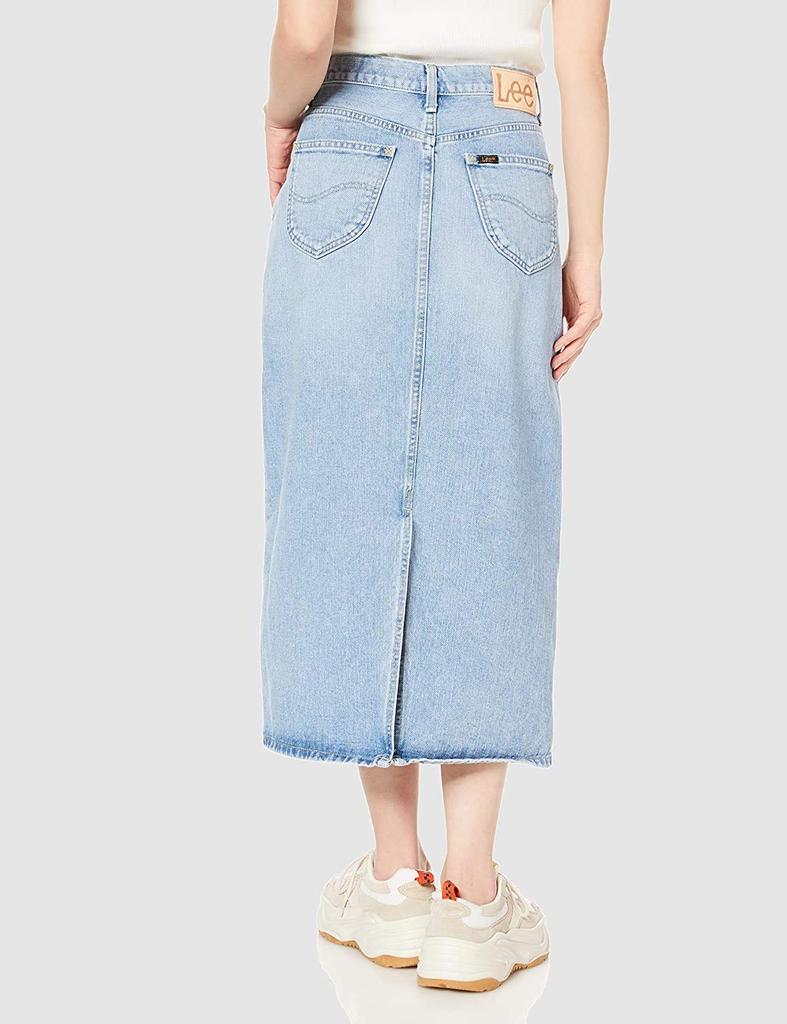 Lee STANDARD WARDROBE SKIRT women's denim skirt light blue Japan XXS