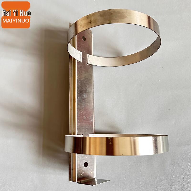 Soporte de pared para extintor de incendios de acero inoxidable de 4 kg