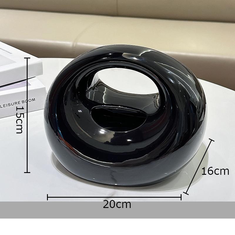 Creative Handbag Shape Tissue Box Coffee Table Desk Decoration Modern Design Ceramic Tissue Box Bedside Table Paper Towel Case