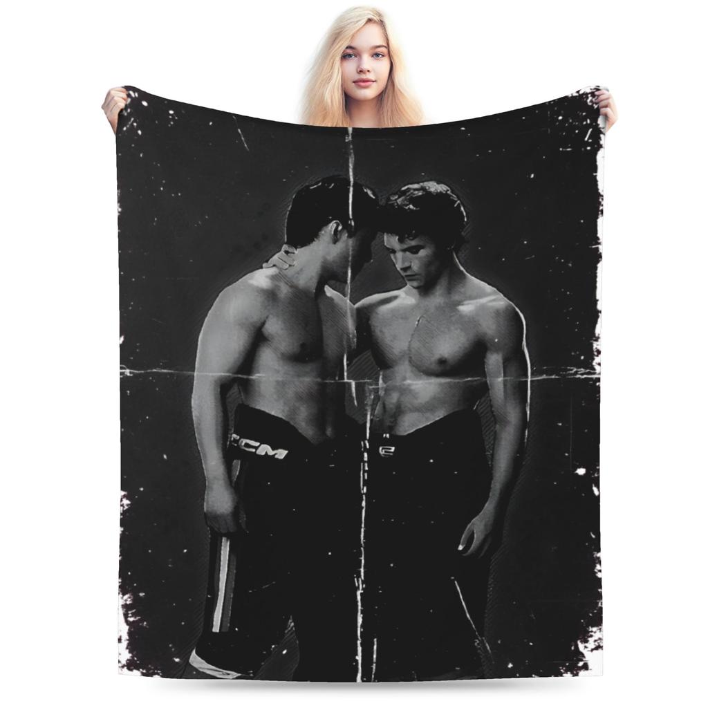Warm Cozy Blanket Travel Office Ilya Shane Hockey Romance Heated Rivalry Throw Blanket Print Bedspread For Home Decor