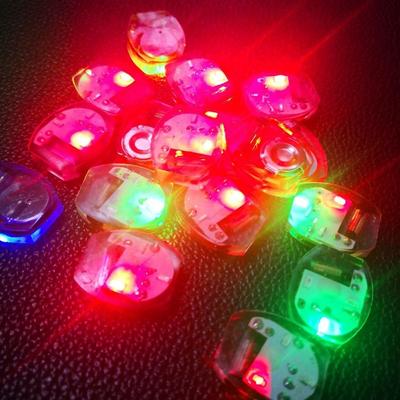10Pcs Sandal Accessories Plastic LED Shoe Light Miniature Luminous Vibrating Light Glowing Hole Shoes Lamp Kids Gift