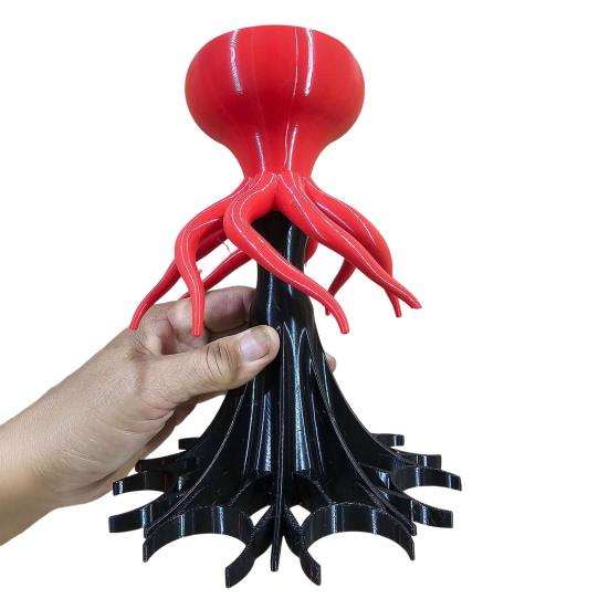 Dispenser di Vino, Forma di Polpo, con Scomparti a 6/8 Tentacoli Contenitore per Bevande, Divertente Accessorio da Bar Strumento per Cocktail per Feste e Riunioni
