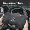 Perna de Gât din Piele de Căprioară cu Spumă cu Memorie, Tetieră Pentru BMW E46 E90 E60 F30 F10 E39 i3 i4 X1 X2 X3 X5 X4 X6 X7 M3 M4 M5 G30 G20 F1