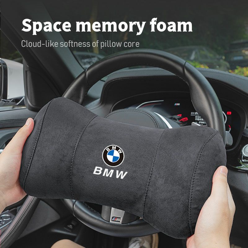 Perna de Gât din Piele de Căprioară cu Spumă cu Memorie, Tetieră Pentru BMW E46 E90 E60 F30 F10 E39 i3 i4 X1 X2 X3 X5 X4 X6 X7 M3 M4 M5 G30 G20 F1