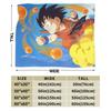 DBZ Kid Goku Flannel Throw Blanket Blankets for Bed Bedroom Lightweight Bedding Throws,