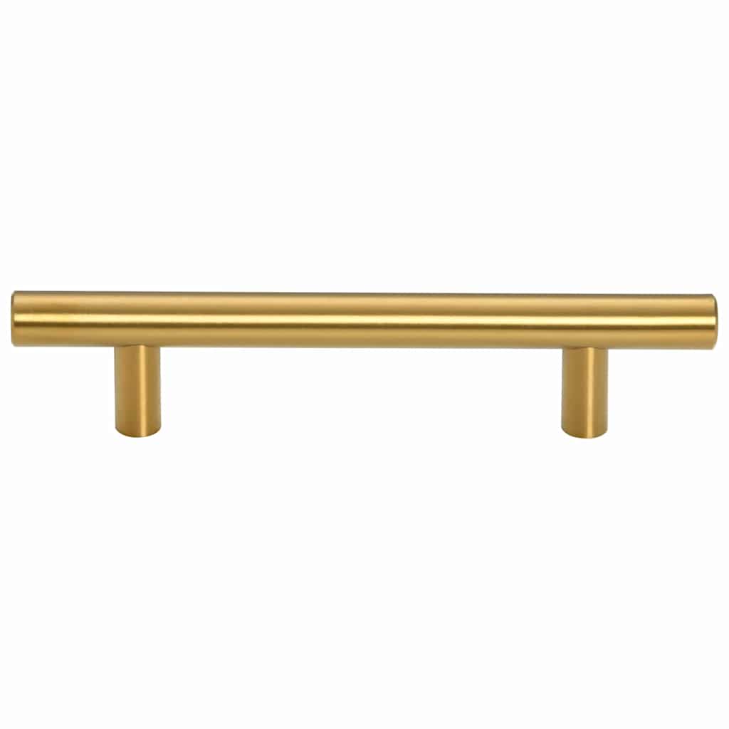 Furniture Handles 10 Pcs Golden 96 Mm Stainless Steel