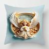 Home Decor Fantasy Angels Printed Pillowcase for Decor Pattern Cushion Cover Suitable for Sofa Bedroom Car Pillow Cover