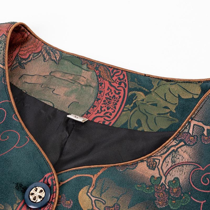 Autumn Vest Women's Vest Vest Old Lady Cardigan Vest Top Jacket