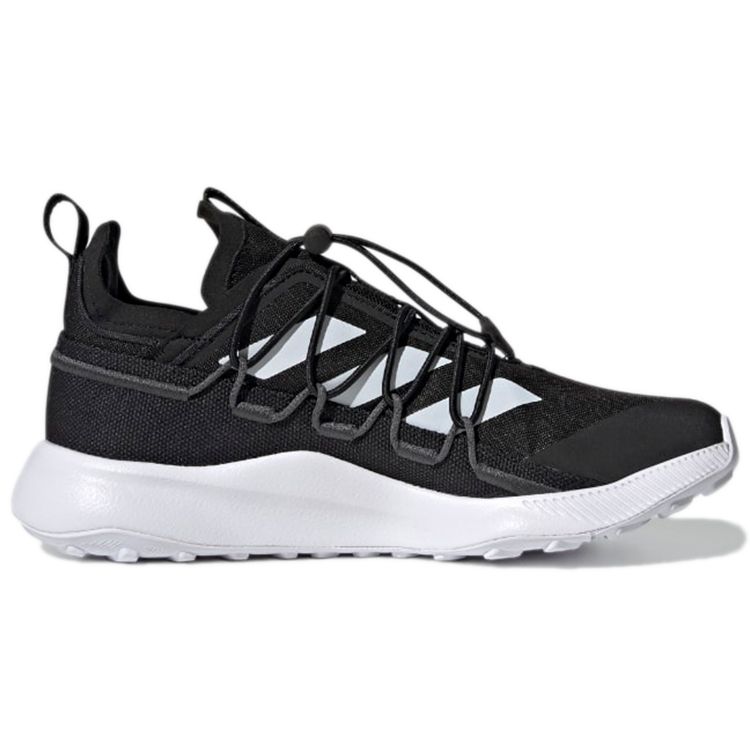Adidas Voyager 21 Canvas Comfortable Versatile Slip-Resistant Durable Low-Top Casual Shoes Women Sneaker Black White FZ3336