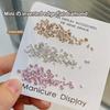 50Pcs Zircon Nail Diamond Decoration Mixed Loading Stereoscopic Nail Accessories Nail Painting Nail Salon Nail Artists