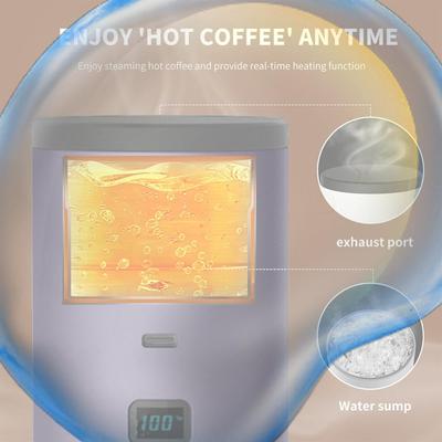 Tragbare 3-in-1-Espressomaschine USB-C-Ladekabel Kabelloser Espresso-Topf Drahtlose Heizung Kapsel-Pulver-Maschine für Reisen und Auto