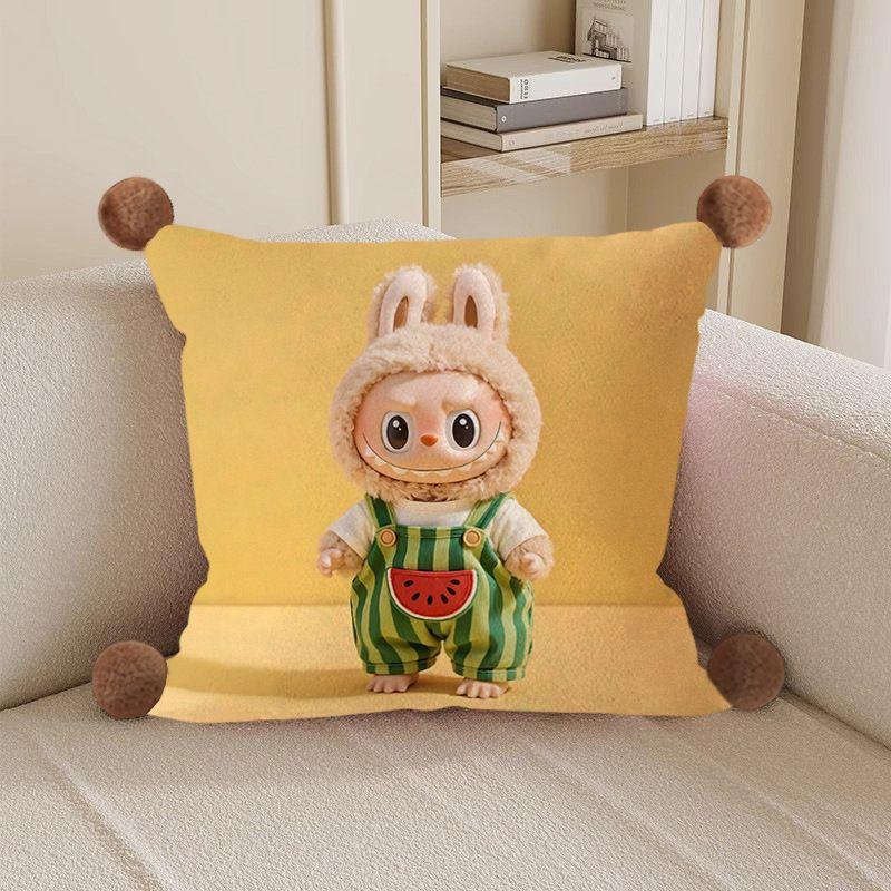 Peripheral Series Throw Pillow Cartoon Doll Throw Pillow, Pillow Cushion Gift, Backrest Cushion Pillow