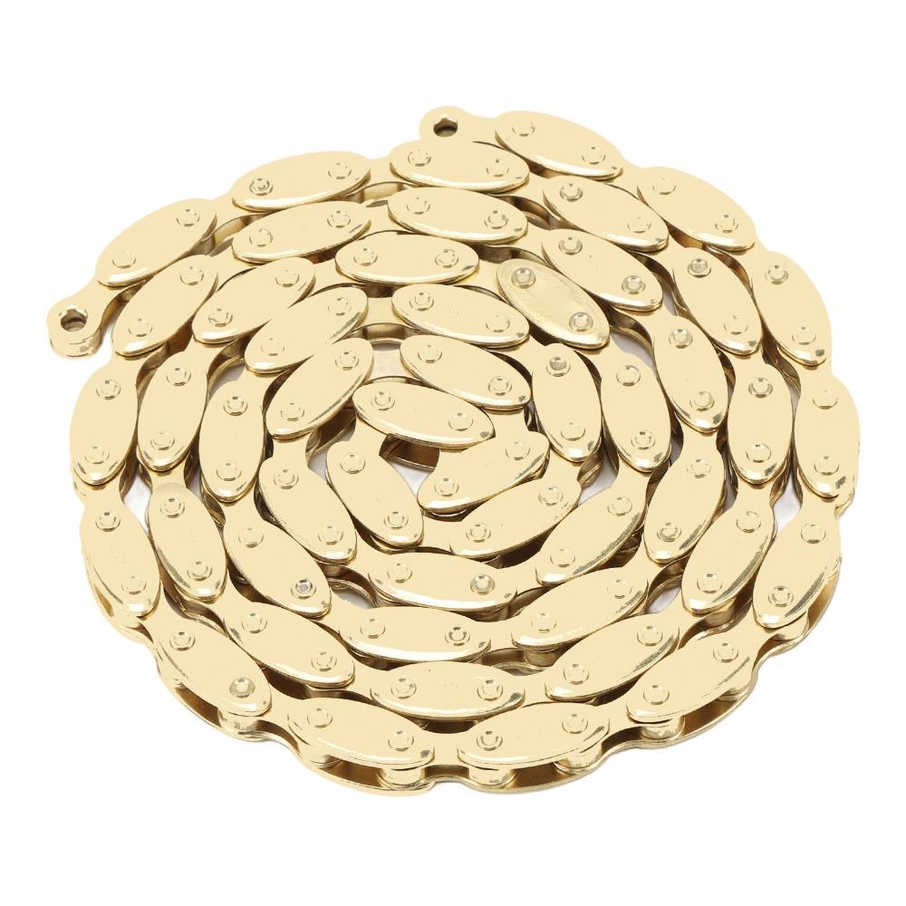 100 Link Bike Chain Gold Fixed Gear Chain Durable Cycling Chain  for BMX Bikes,Fixed Gear Bikes
