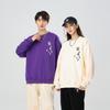 Fengxun Unisex Loose Fit Round Neck Pullover Sweatshirt