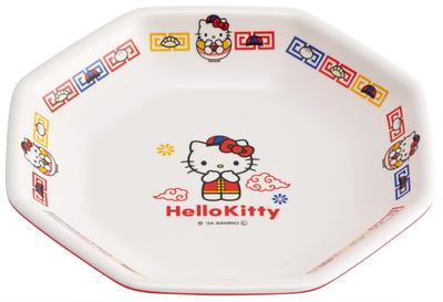 Melamine Fried Rice Dishwasher Sanrio Hello Kitty Plate, MCH6-A, Safe,