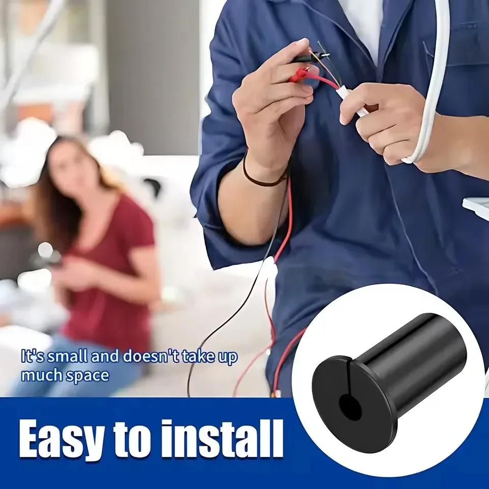 2-4pcs Rubber Wall Bushing Grommet for Starlink Dishy Ethernet Cable 1 inch Wall Hole Waterproof Cable Routing Kit for Starlink