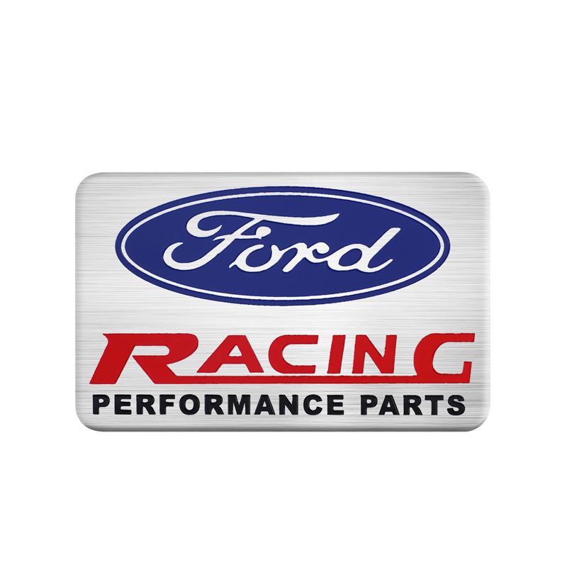 Car Styling Sticker 3D Aluminum Tail Emblem Badge Body Decal For Ford ST Line Focus Mustang Fiesta Puma Ranger Kuga MK7 MAX F150 CVX1