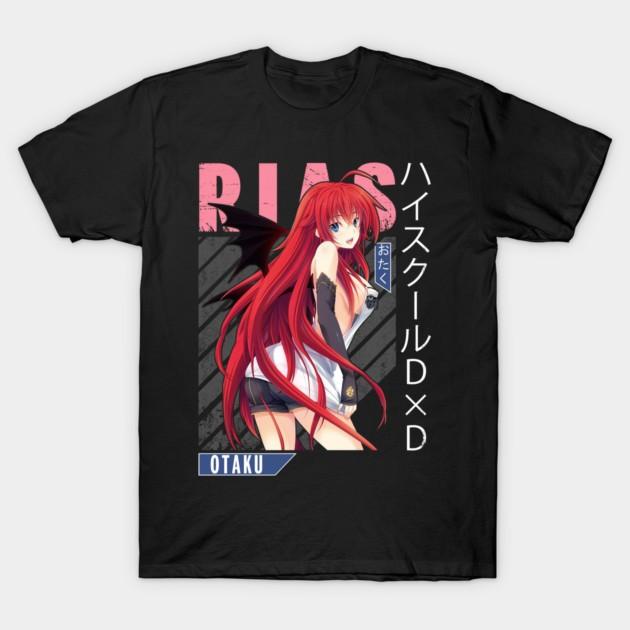 Rias Gremorye Christma TShirt High School Dxd Rias Gremory Waifu Shirt Black V6