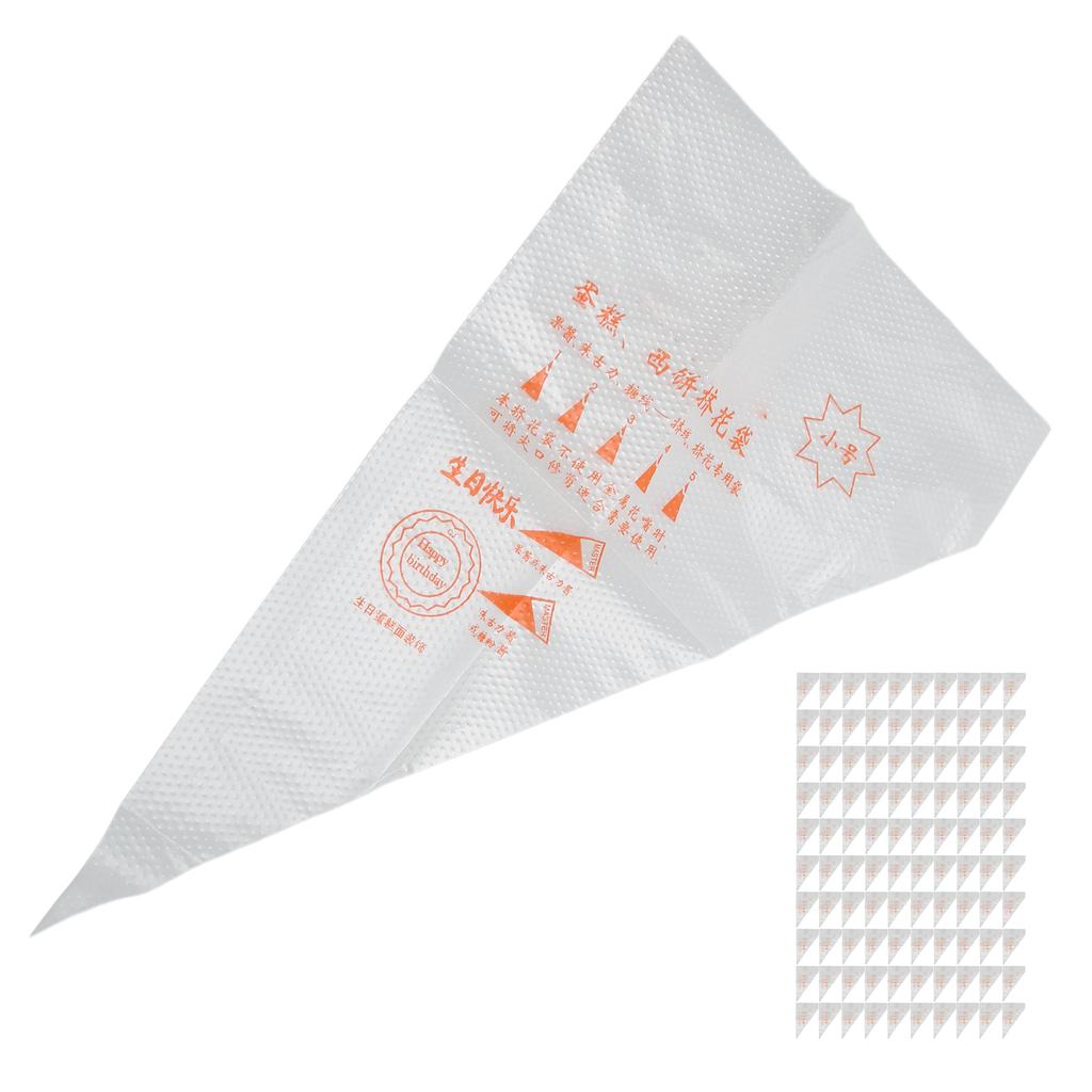 100pcs Disposable Piping Bags Set Multifunctional DIY Lip Glaze Dispensing Tools
