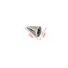 20Pcs/Lot Stainless Steel Metal Circular Cone Charms Pendants Necklace Earrings Accessories for DIY Jewelry Making Suppliers