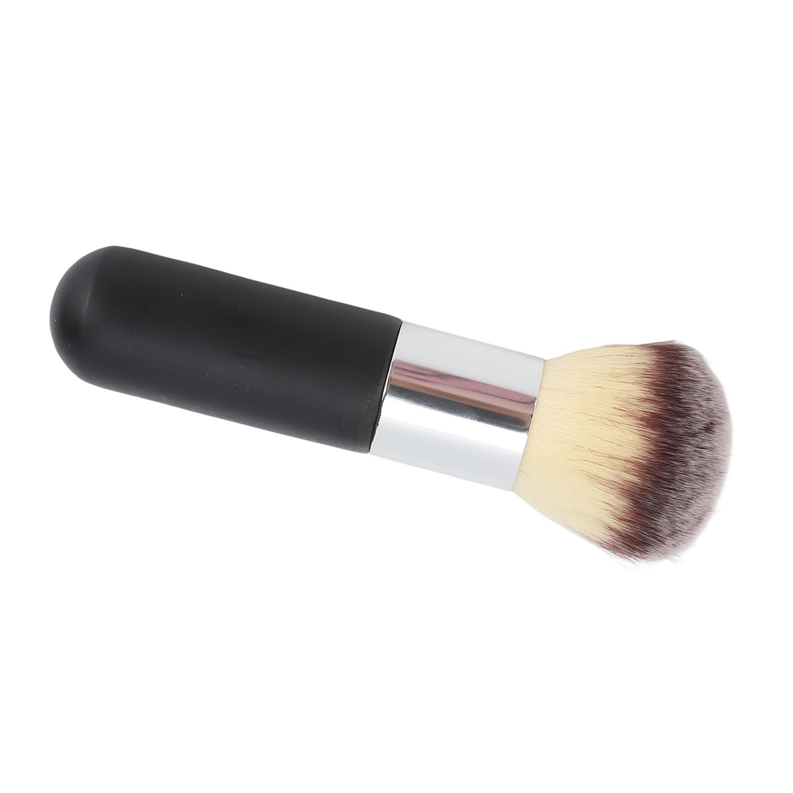 

Loose Powder Makeup Brush Soft Fluffy Hair Comfortable Grip Cosmetic Beauty Brush Black