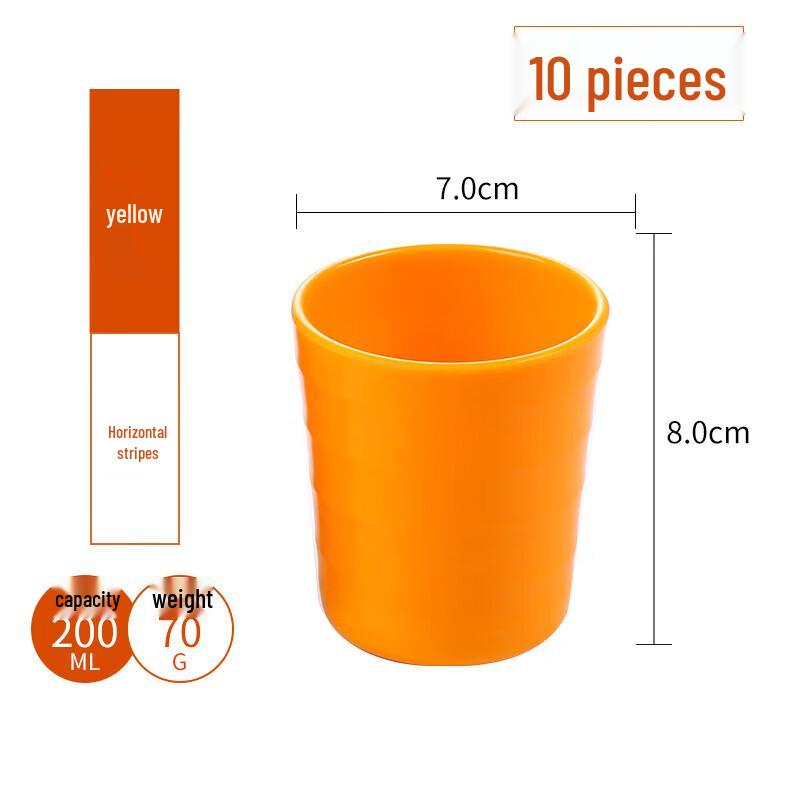 

Commercial Drop-proof Melamine Cups
