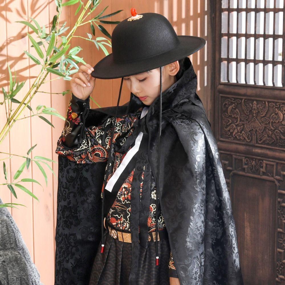 Accessoire Hanfu Chinois Chapeau Ancien Perles Vintage Homme Casquettes Historiques Style Coréen Chapeau Mascarade